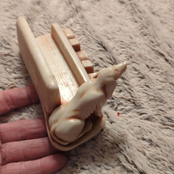 Vtg Rare 1977 Creative Mfg Football Player Dog Promo Bank & Georgia marbleholder - Picture 9 of 10